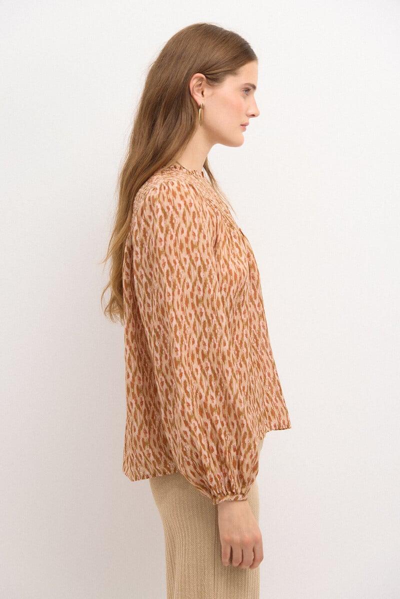 pedro del hierro Ruperta. Blusa estampada Venta caliente