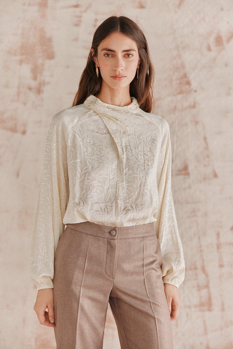 pedro del hierro Fortia. Blusa nudo Gran oferta