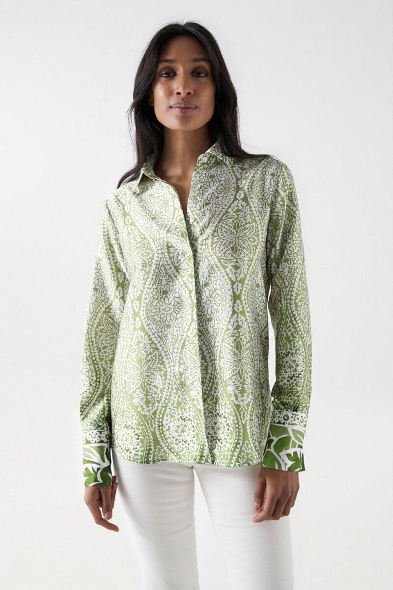 pedro del hierro Camisa estampada Liquidación