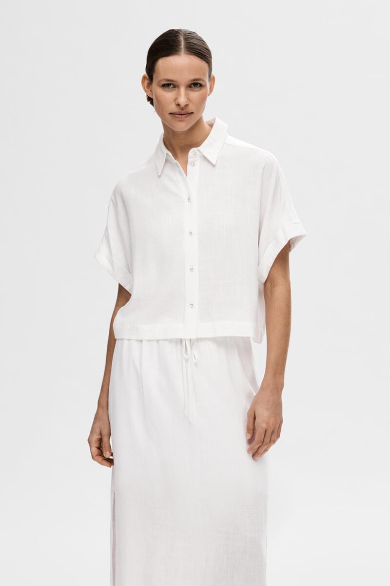 pedro del hierro Camisa de manga corta de lino. Regular Fit Oferta especial