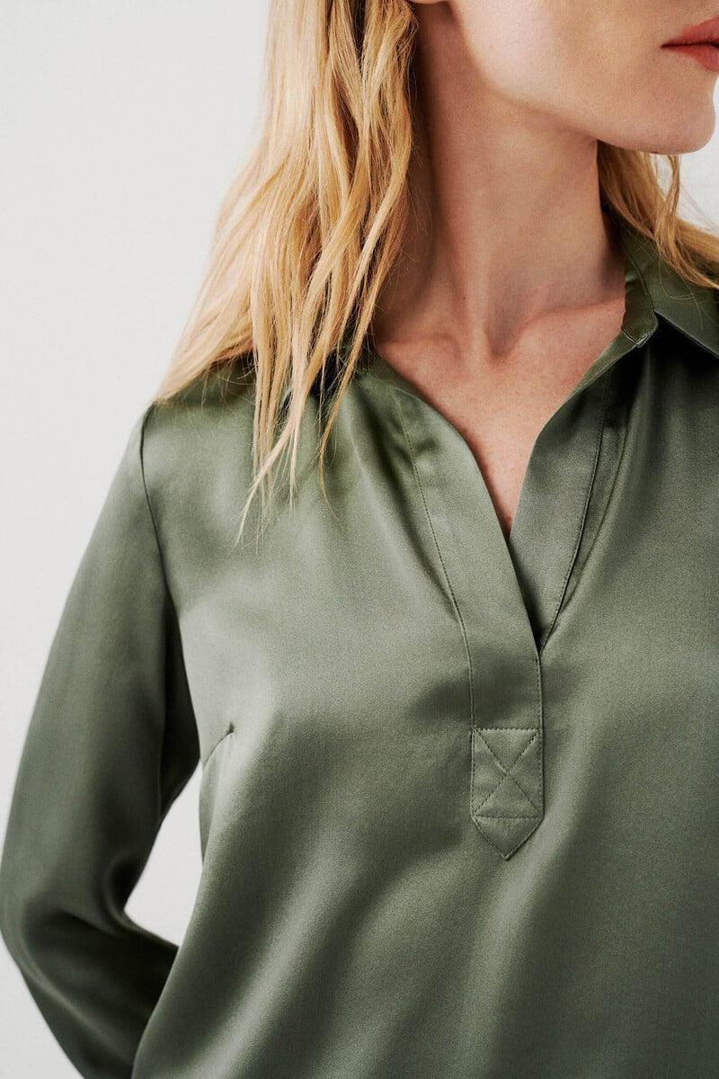 pedro del hierro Blusa Lovely1 100% seda ÚLTIMAS EDICIONES