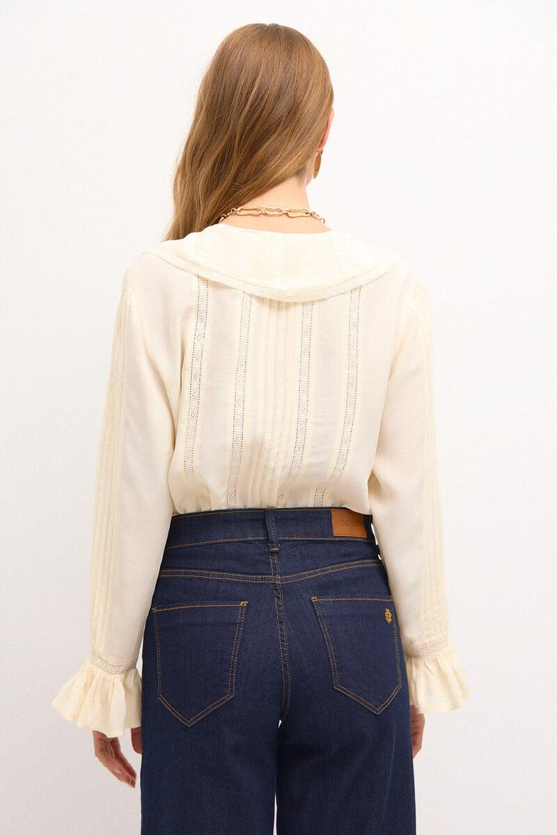 pedro del hierro Cote. Blusa pliegues Promoción por tiempo limitado