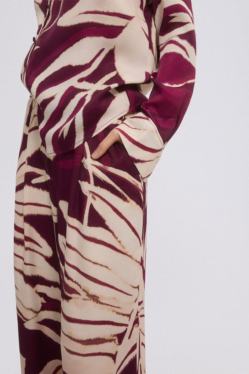 pedro del hierro Pantalón pijamero estampado Tienda de fábrica