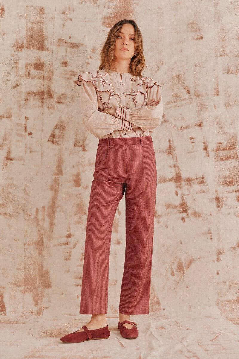 pedro del hierro Paloma. Pantalones rayas Ahorra y exporta