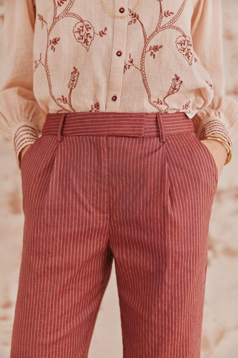 pedro del hierro Paloma. Pantalones rayas Ahorra y exporta