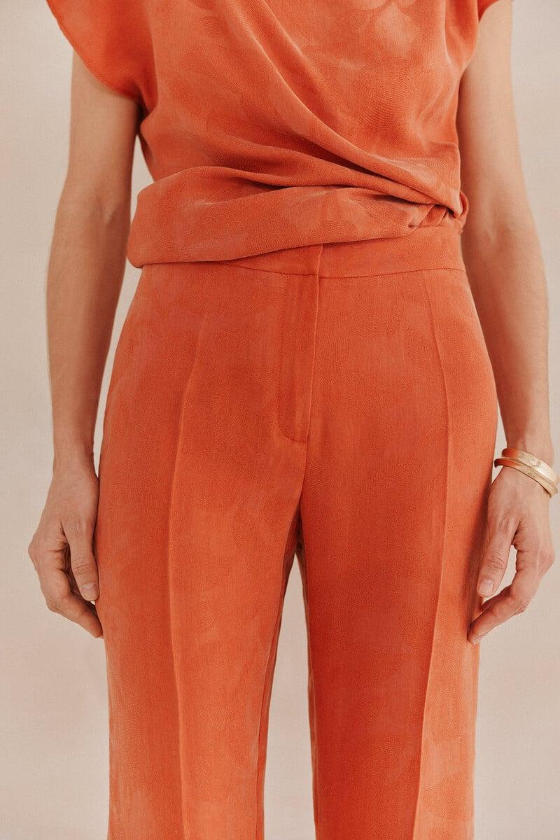 pedro del hierro Petra. Pantalones jaquard Precios de Black Friday