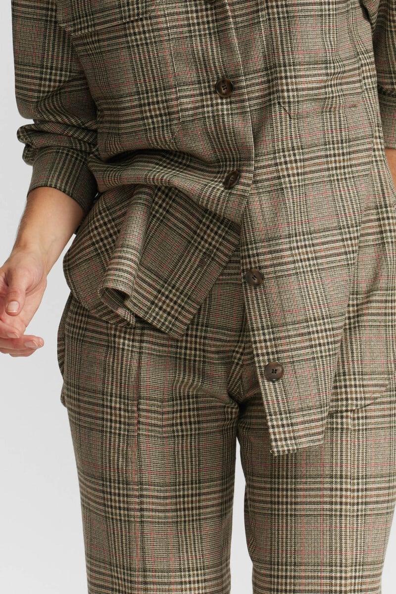 pedro del hierro Pantalón palazzo cuadros Descuento por venta flash