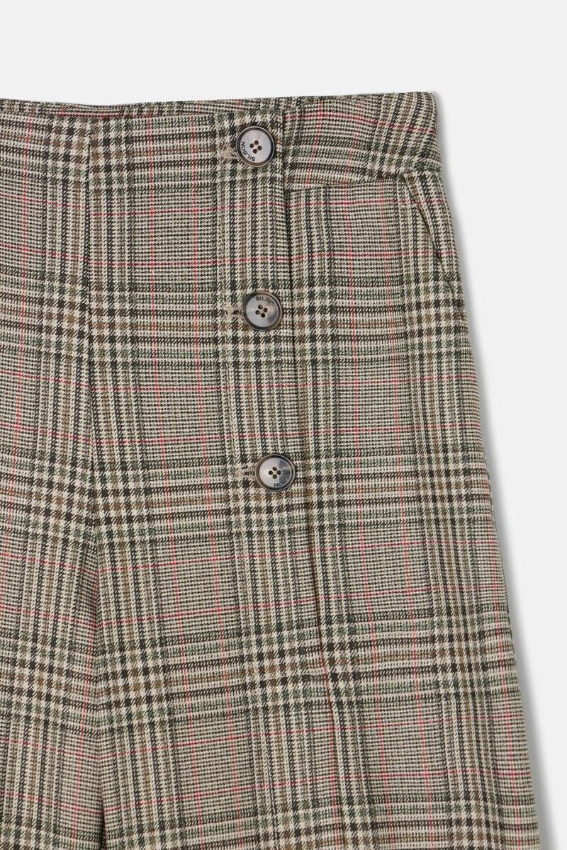 pedro del hierro Pantalón palazzo cuadros Descuento por venta flash