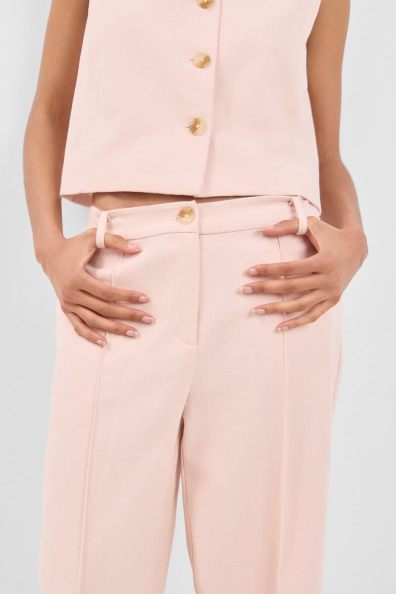 pedro del hierro Pantalón de sarga crop Rebajas de fin de temporada