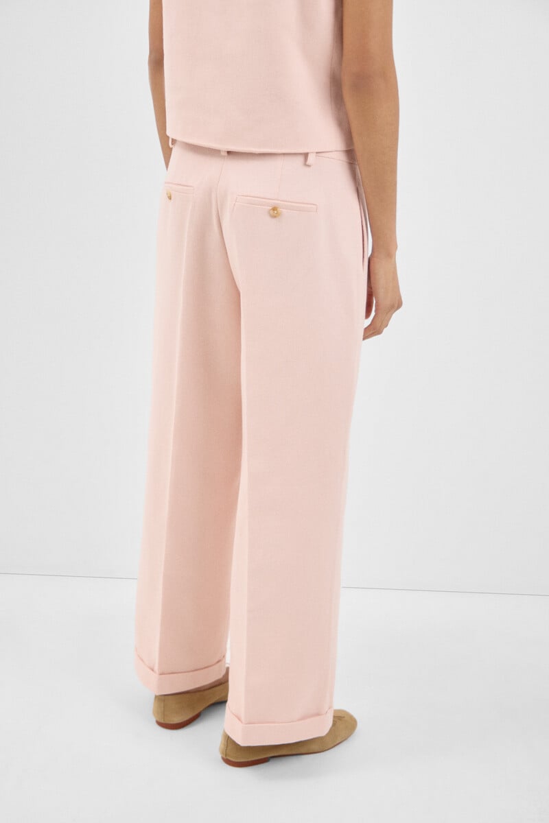 pedro del hierro Pantalón de sarga crop Rebajas de fin de temporada