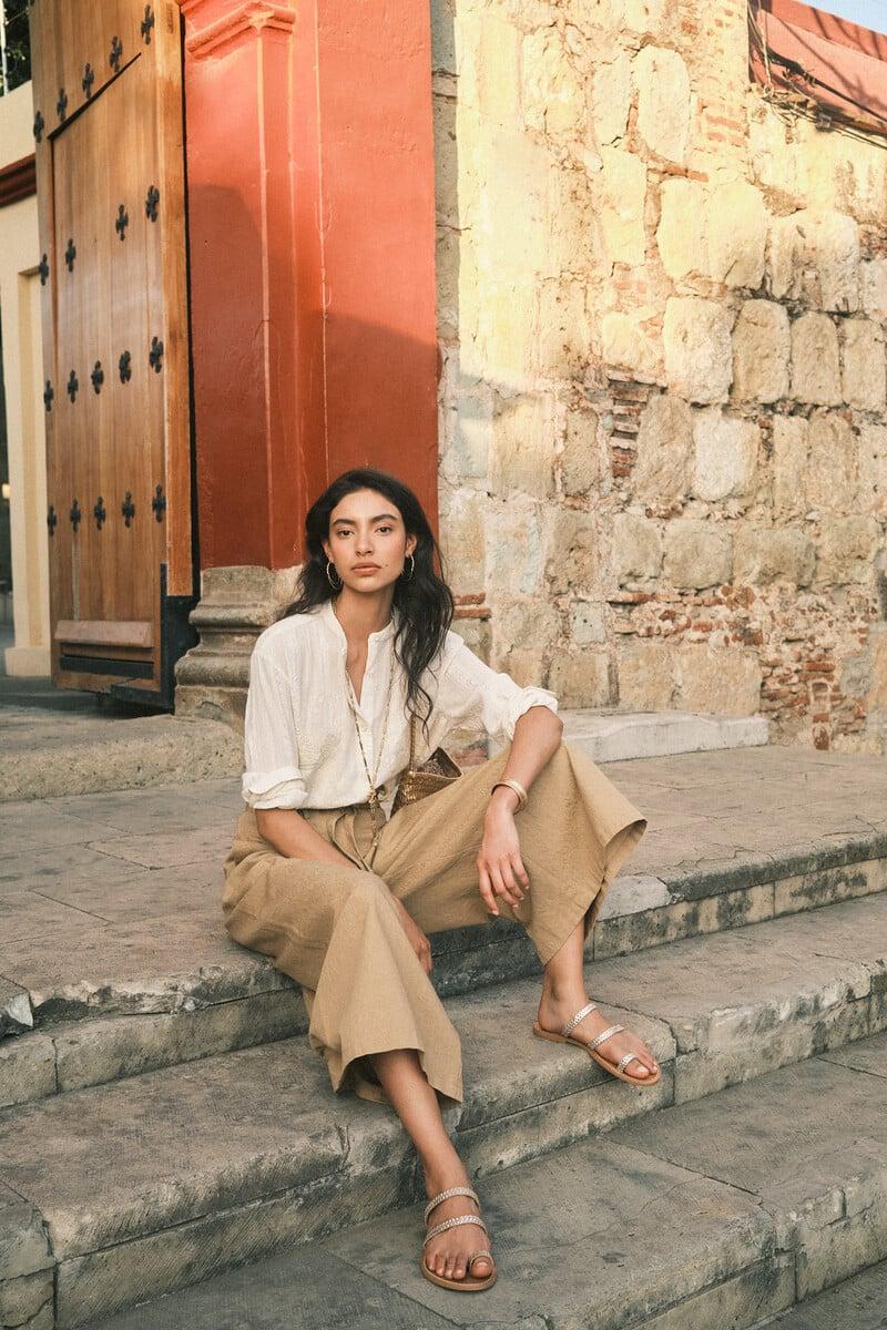 pedro del hierro Pulia. Pantalones anchos En oferta