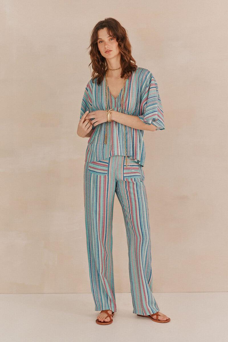pedro del hierro Perla. Pantalones estampados Gran oferta