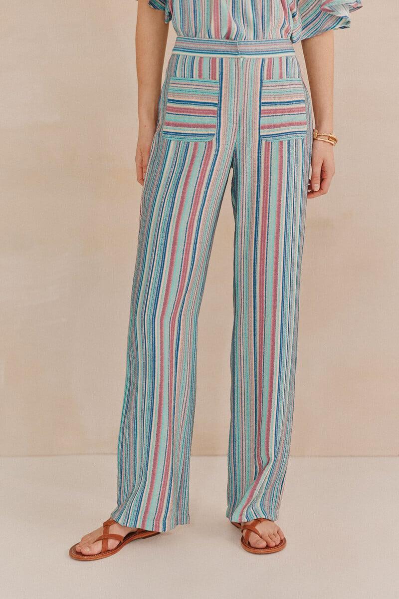 pedro del hierro Perla. Pantalones estampados Gran oferta