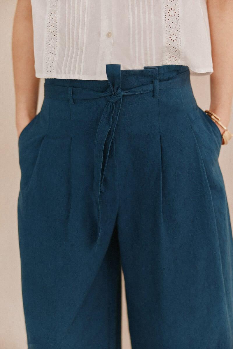 pedro del hierro Pulia. Pantalones anchos Rebajas baratas