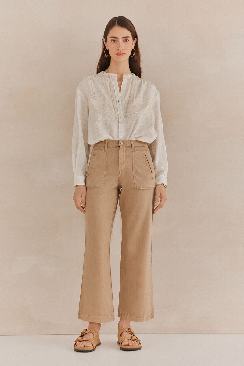 pedro del hierro Paliana. Pantalones fluidos Descuento