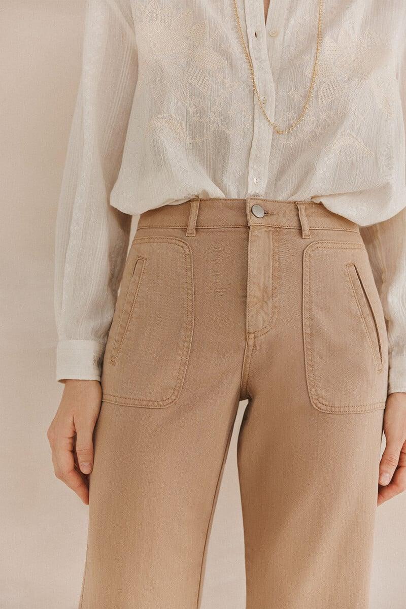 pedro del hierro Paliana. Pantalones fluidos Descuento