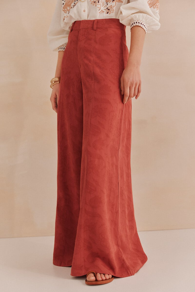 pedro del hierro Pelia. Pantalones jacquard Tienda