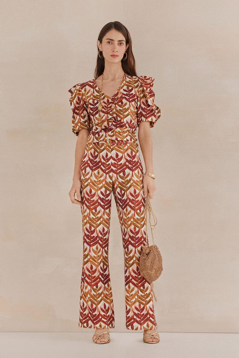 pedro del hierro Parila. Pantalones fluidos Liquidación