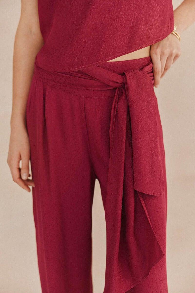 pedro del hierro Paleana. Pantalones satinados Oferta especial