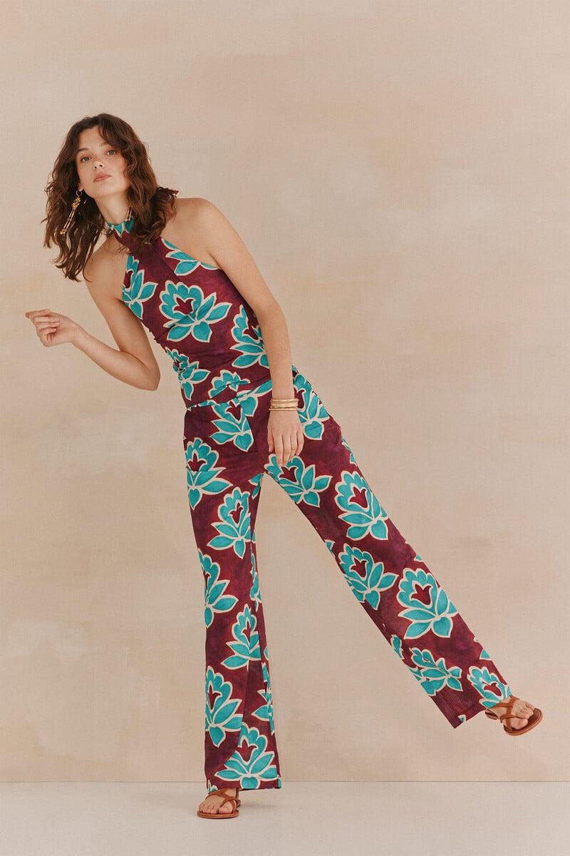 pedro del hierro Poline. Pantalones estampados Último día