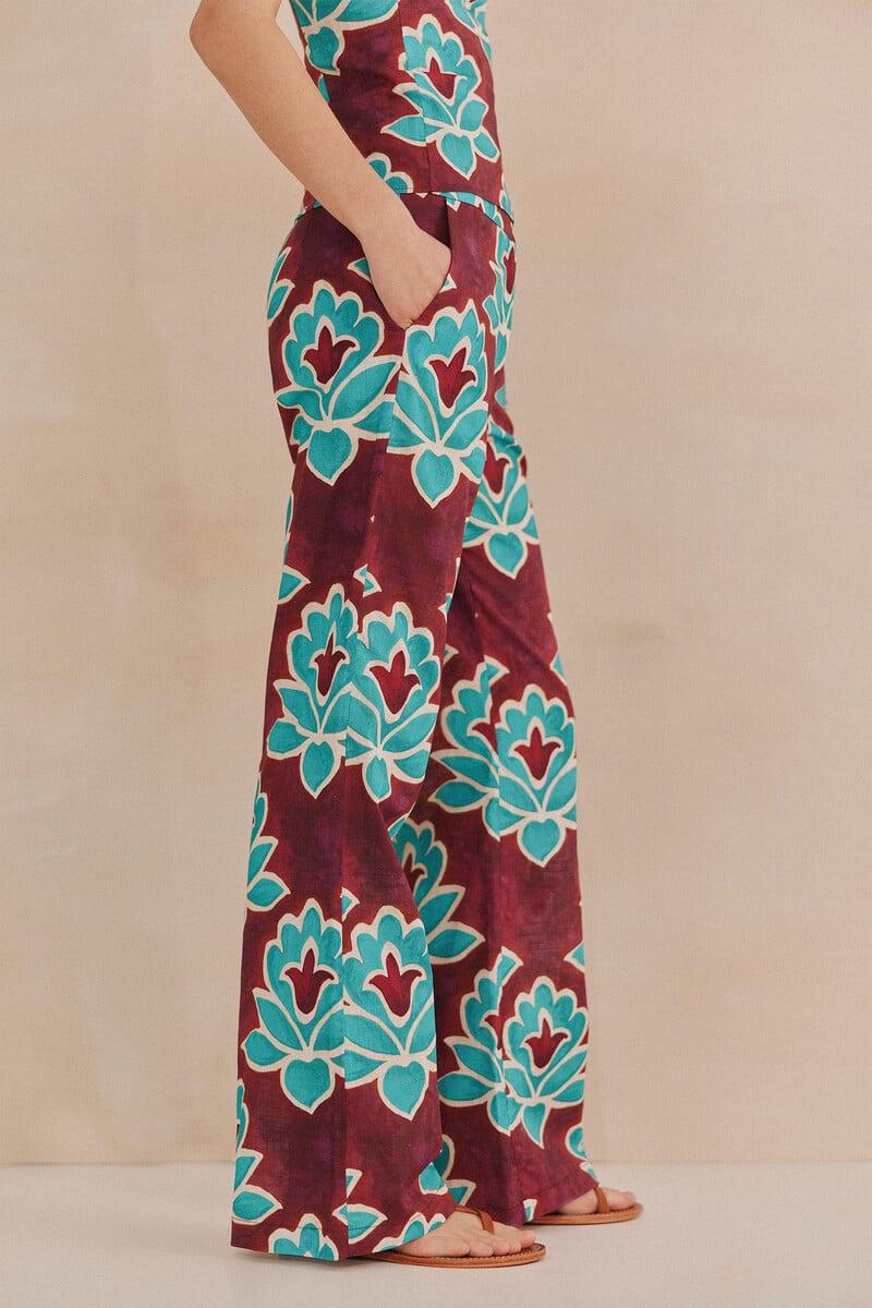pedro del hierro Poline. Pantalones estampados Último día