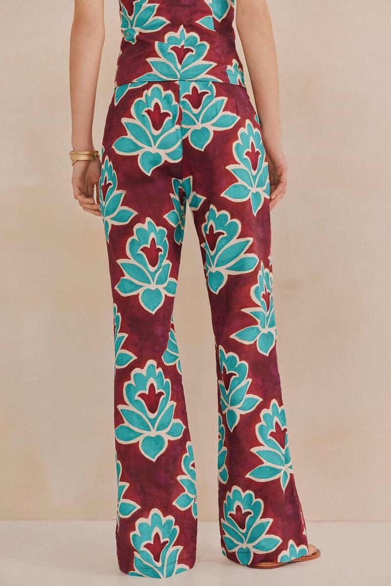 pedro del hierro Poline. Pantalones estampados Último día