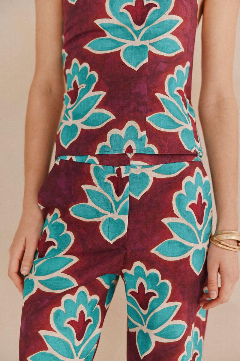 pedro del hierro Poline. Pantalones estampados Último día