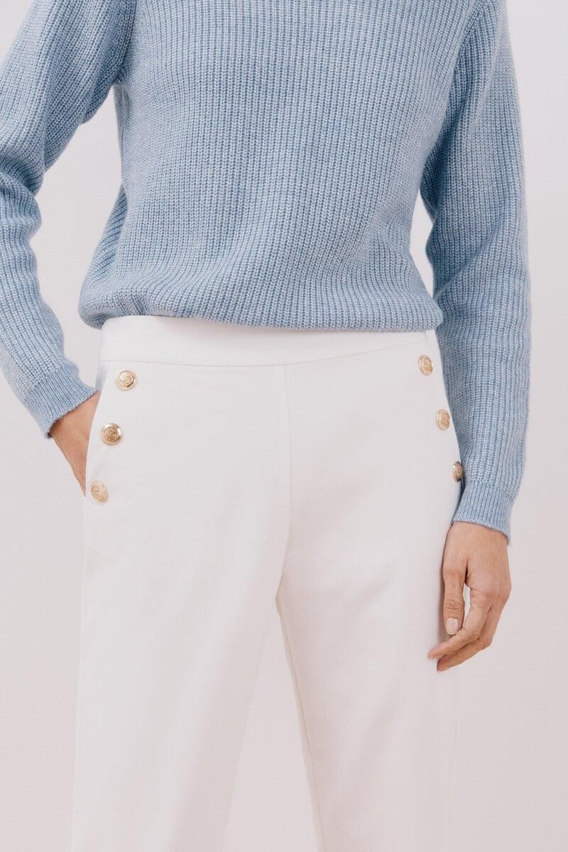 pedro del hierro Pantalón con botones Libre de impuestos