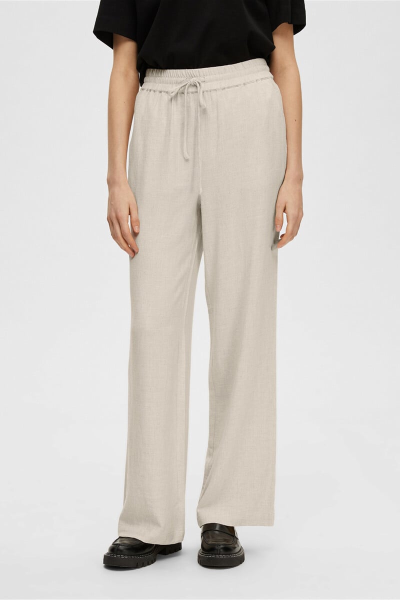 pedro del hierro Pantalones de lino Regular Fit Ofertas