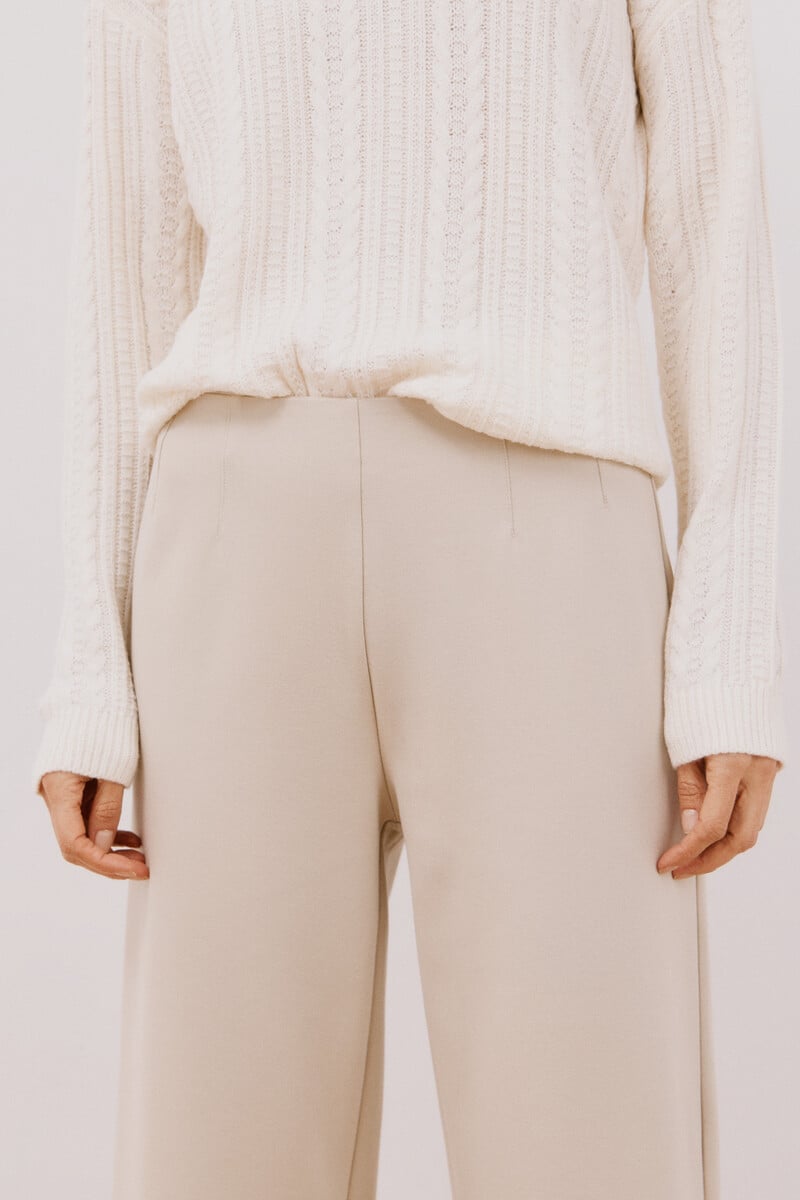 pedro del hierro Pantalón palazzo de punto Gran oferta