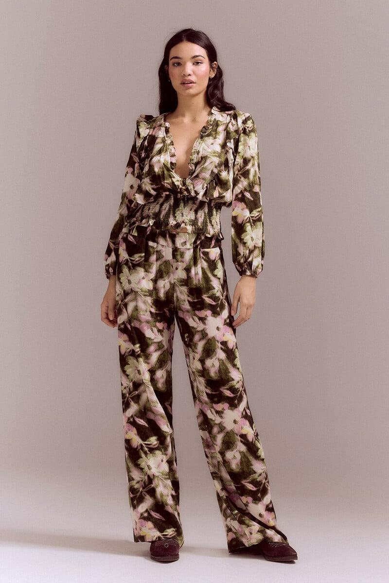 pedro del hierro Pantalón largo fluido Descuento