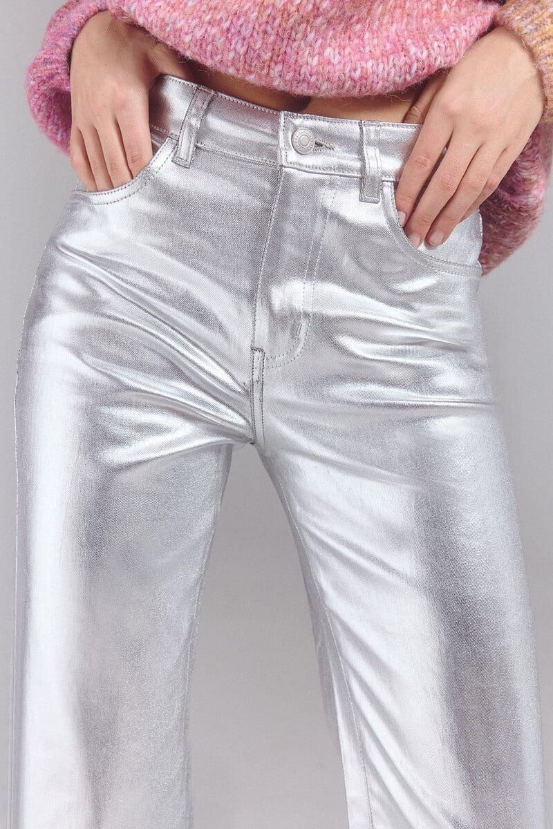 pedro del hierro Pantalones new recto plata Oferta especial
