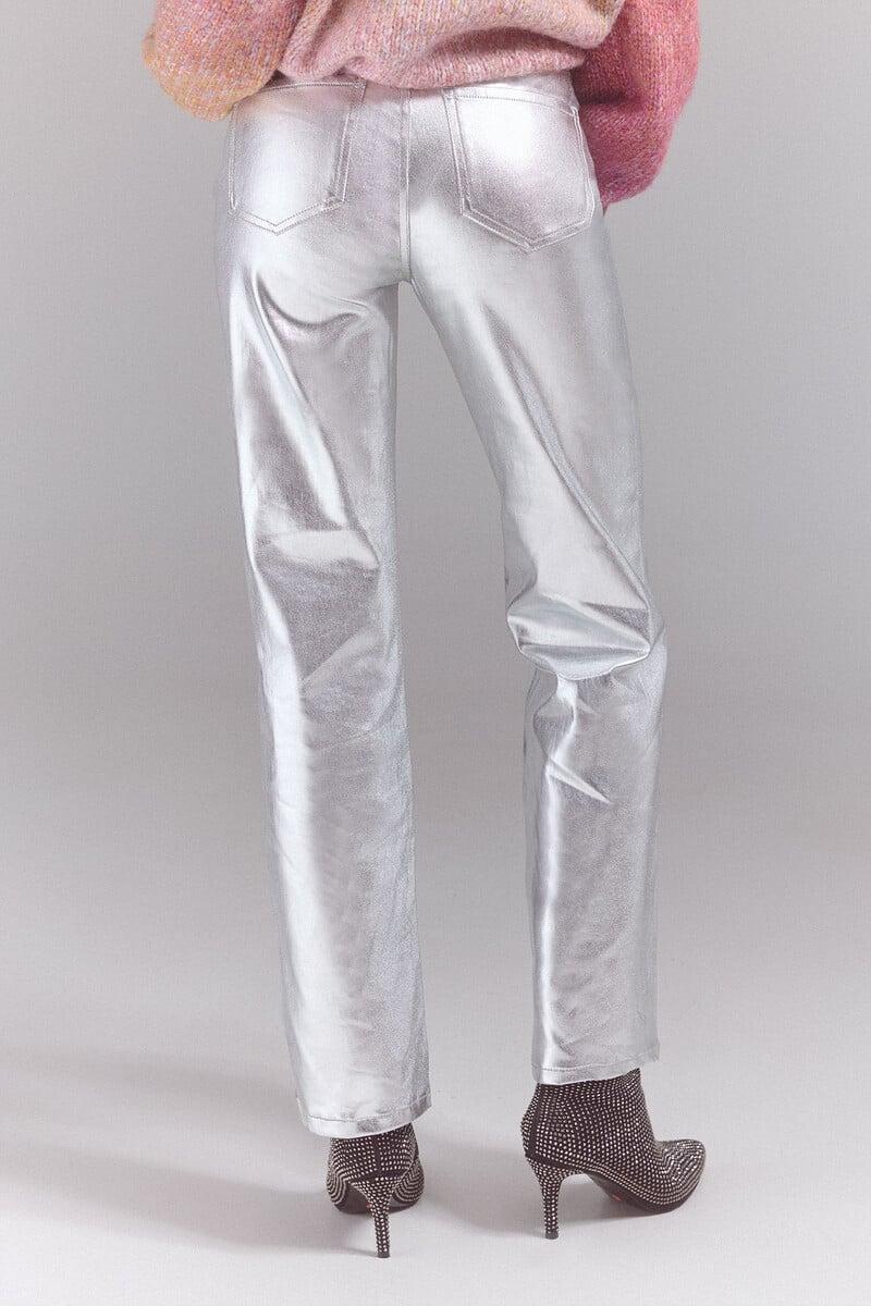 pedro del hierro Pantalones new recto plata Oferta especial