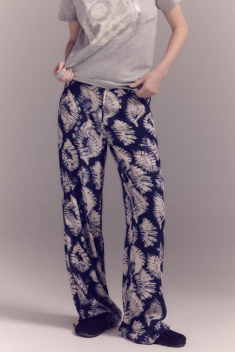 pedro del hierro Pantalón fluído estampado COMPRAR AHORA