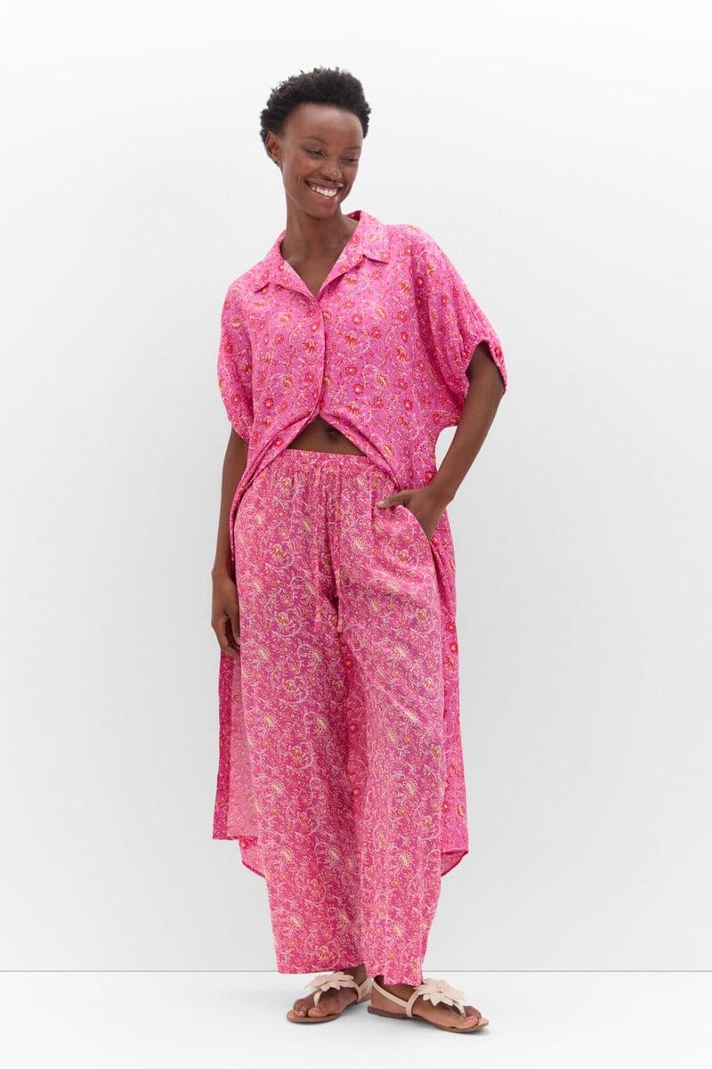 pedro del hierro Pantalón fluído estampado ÚLTIMAS EDICIONES