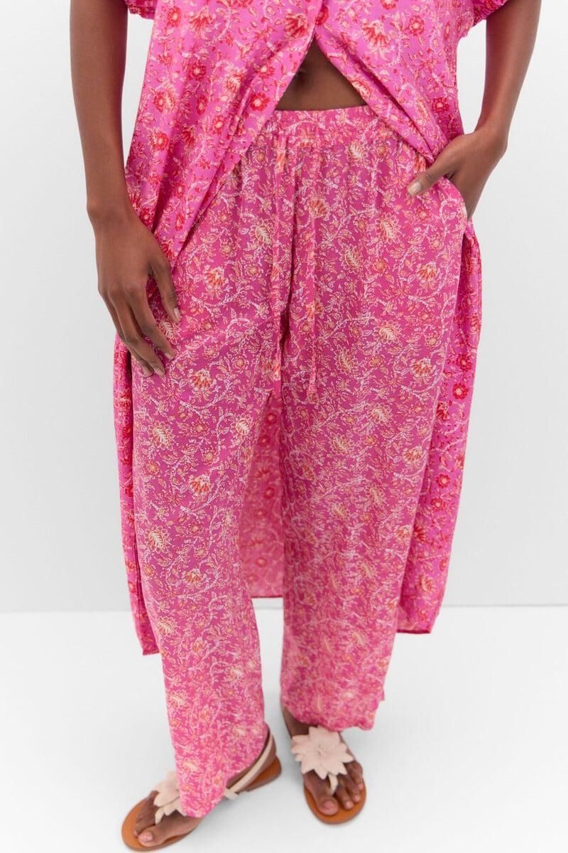 pedro del hierro Pantalón fluído estampado ÚLTIMAS EDICIONES