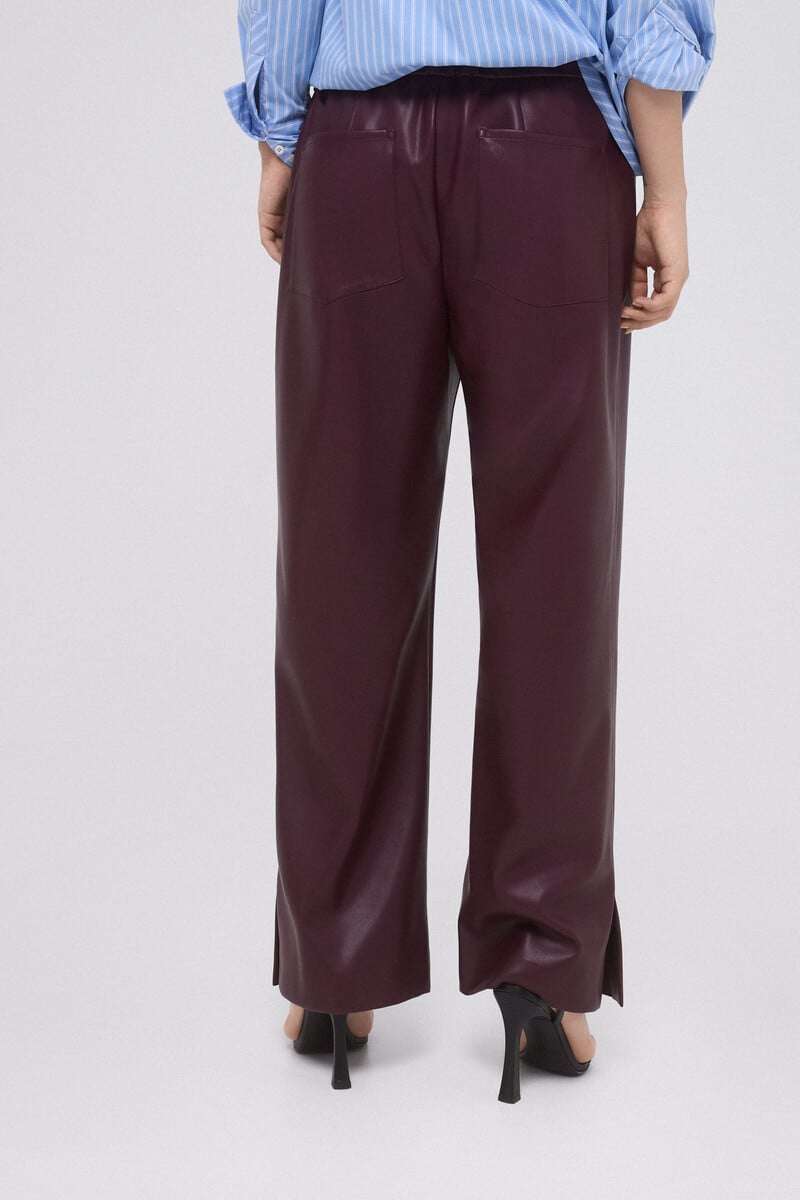 pedro del hierro Pantalón polipiel Último día