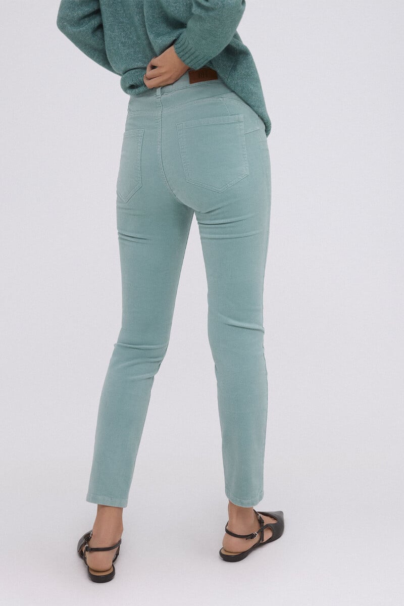 pedro del hierro Pantalón push up pana Solo hoy