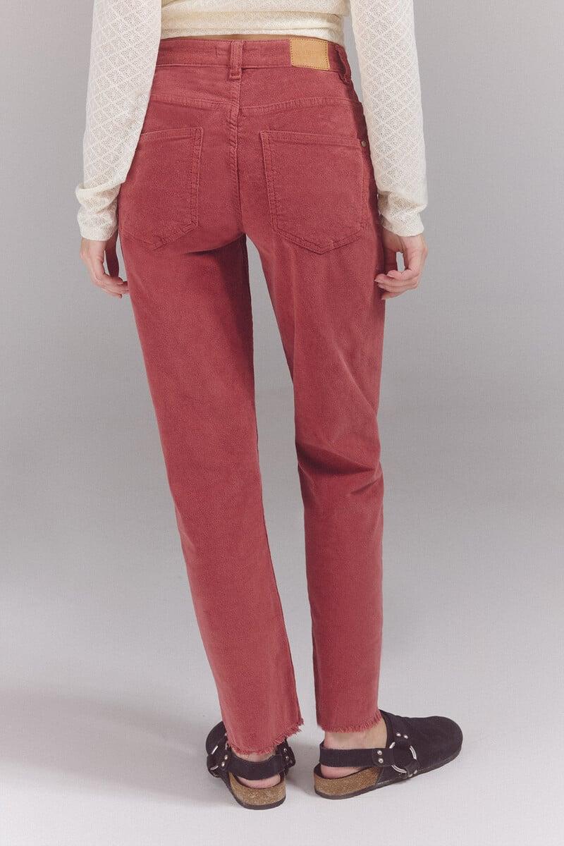 pedro del hierro Pantalones corduroy mom Promoción trimestral