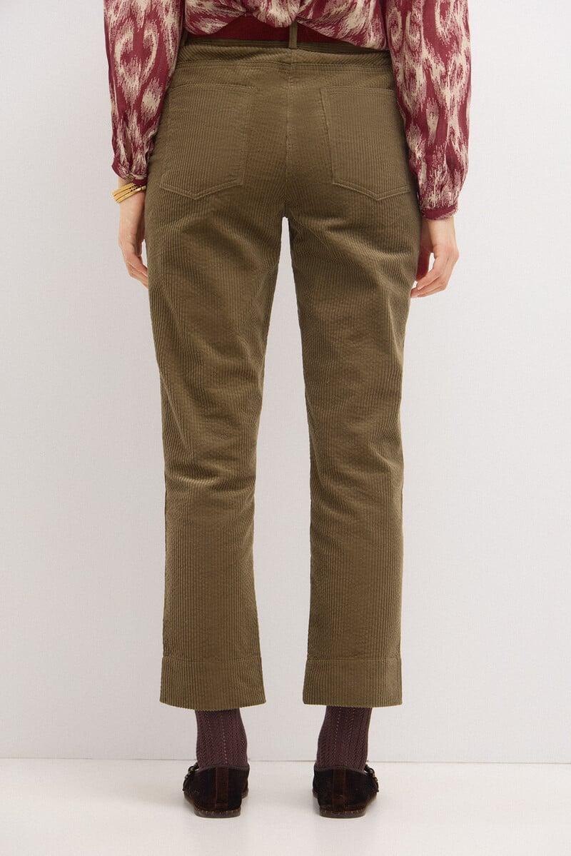 pedro del hierro Padme. Pantalón recto de pana Liquidación