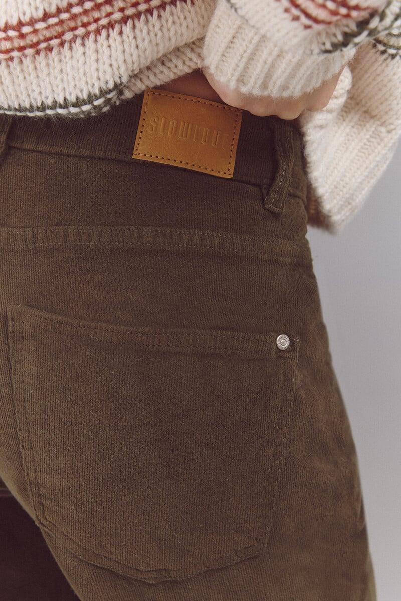 pedro del hierro Pantalones corduroy mom Envío internacional gratuito