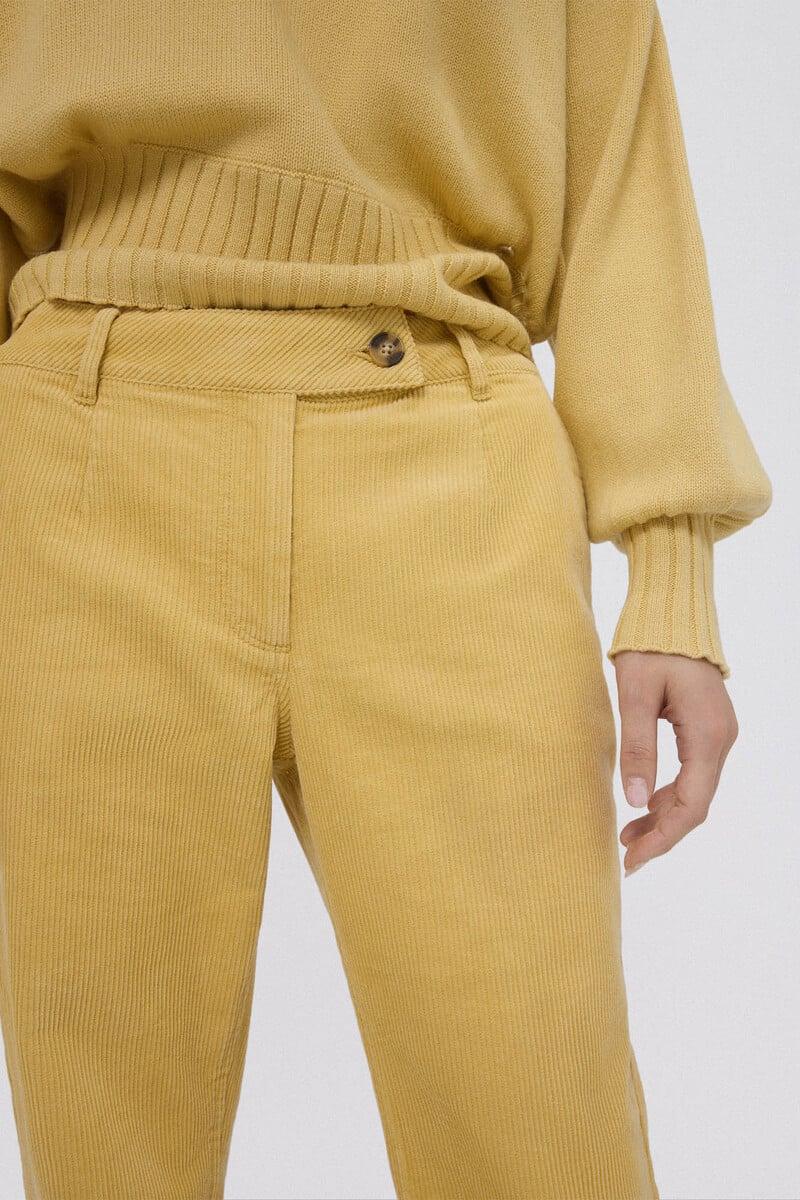 pedro del hierro Pantalón pana stove pipe full length Precios de Black Friday
