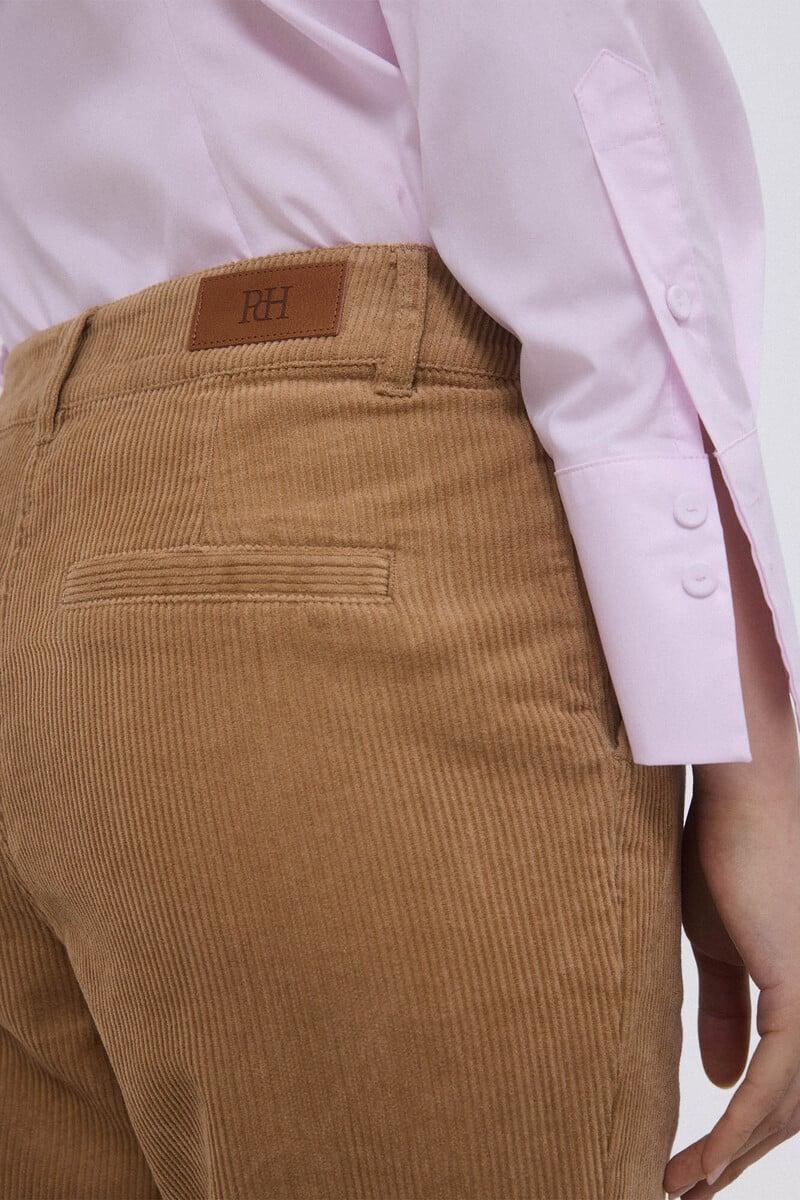 pedro del hierro Pantalón pana stove pipe full length En oferta