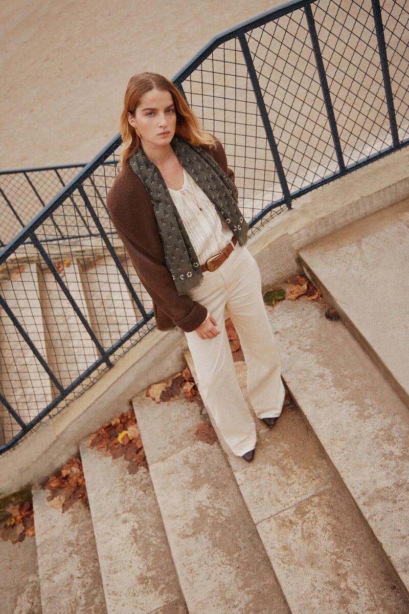 pedro del hierro Pauline. Pantalón recto de pana Última moda