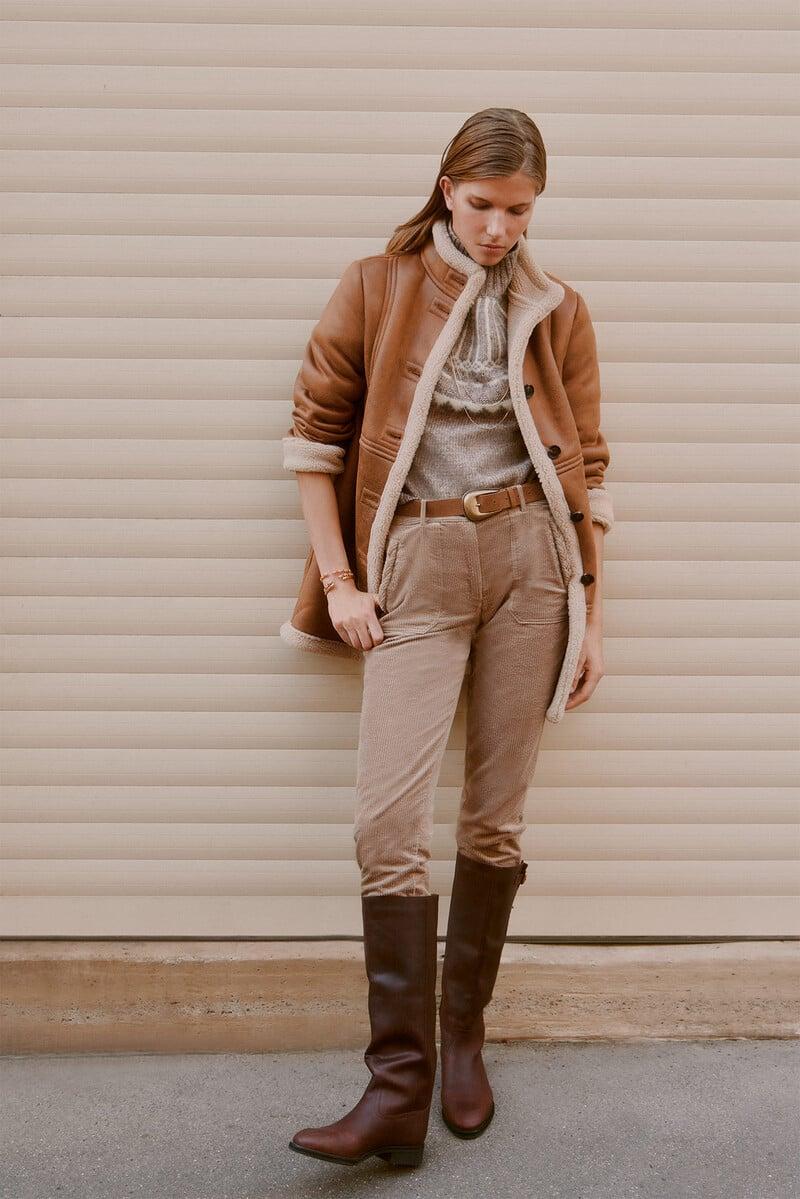 pedro del hierro Padme. Pantalón recto de pana Descuento por venta flash