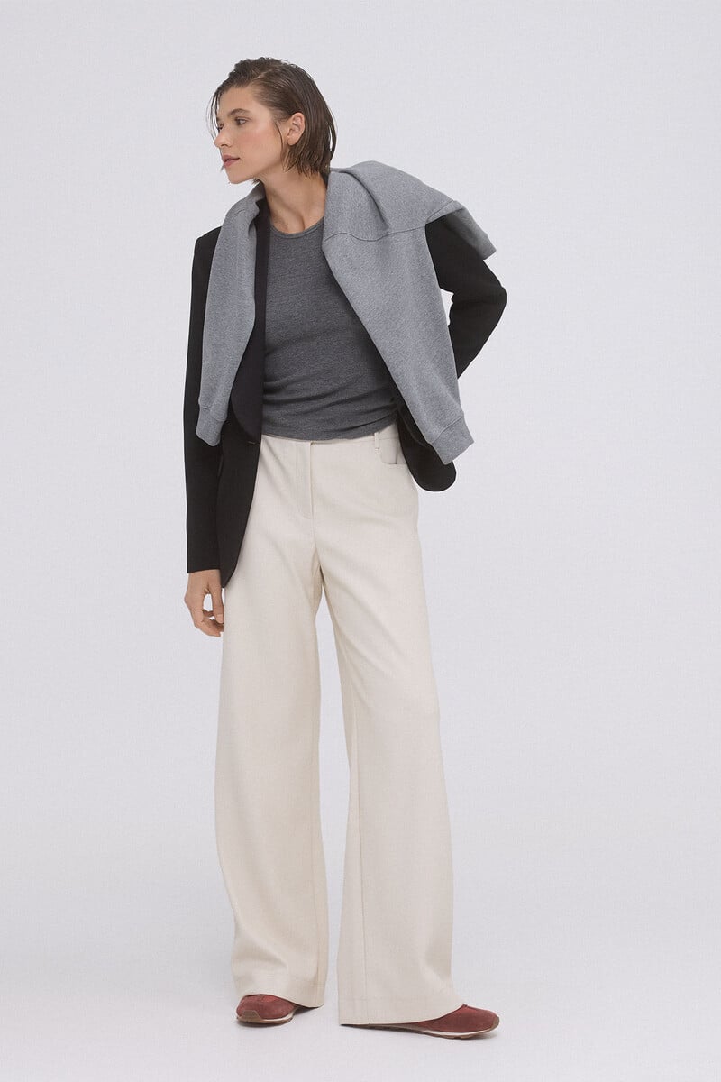 pedro del hierro Pantalón fake leather En línea