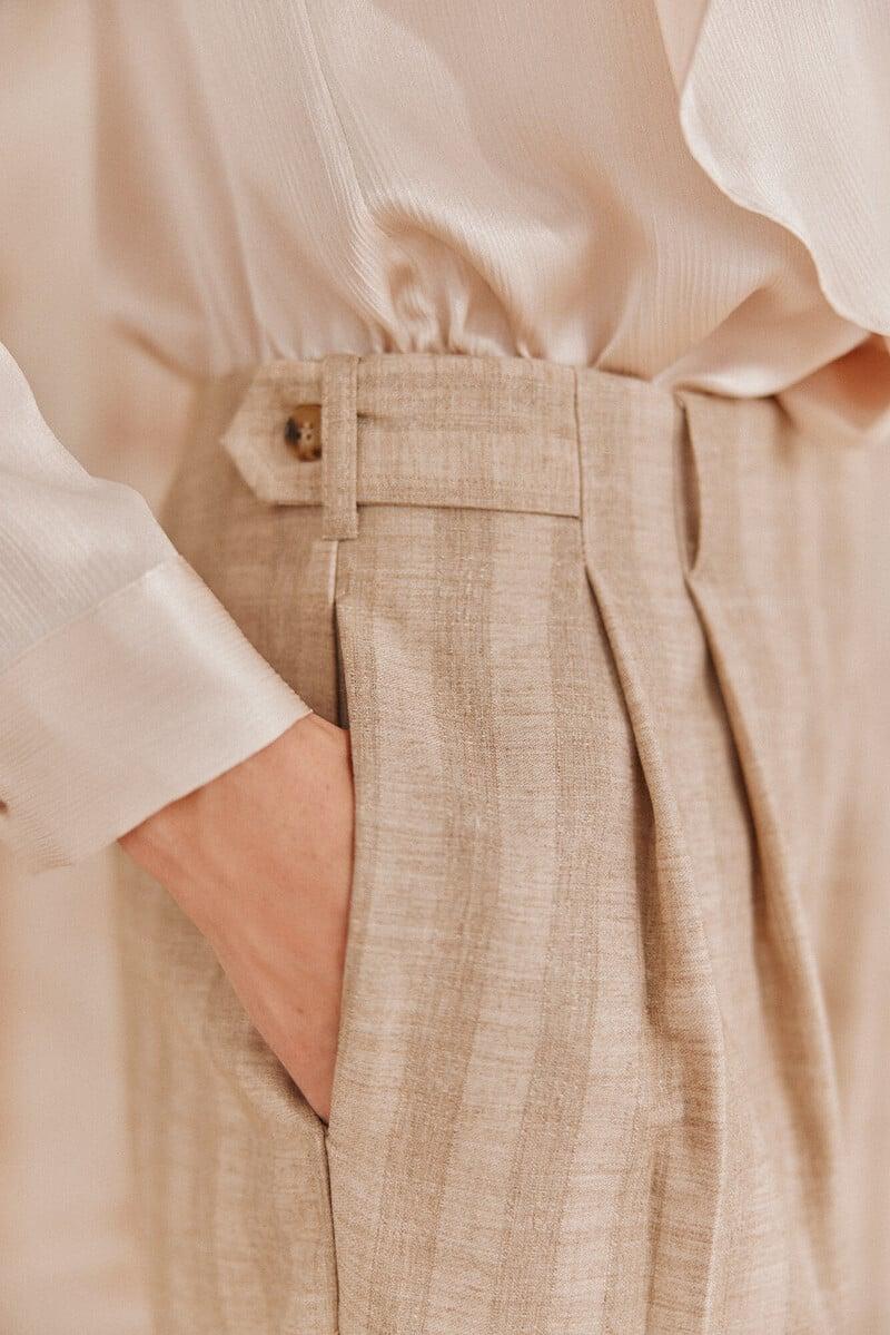 pedro del hierro Barbara. Pantalones rayas Outlet