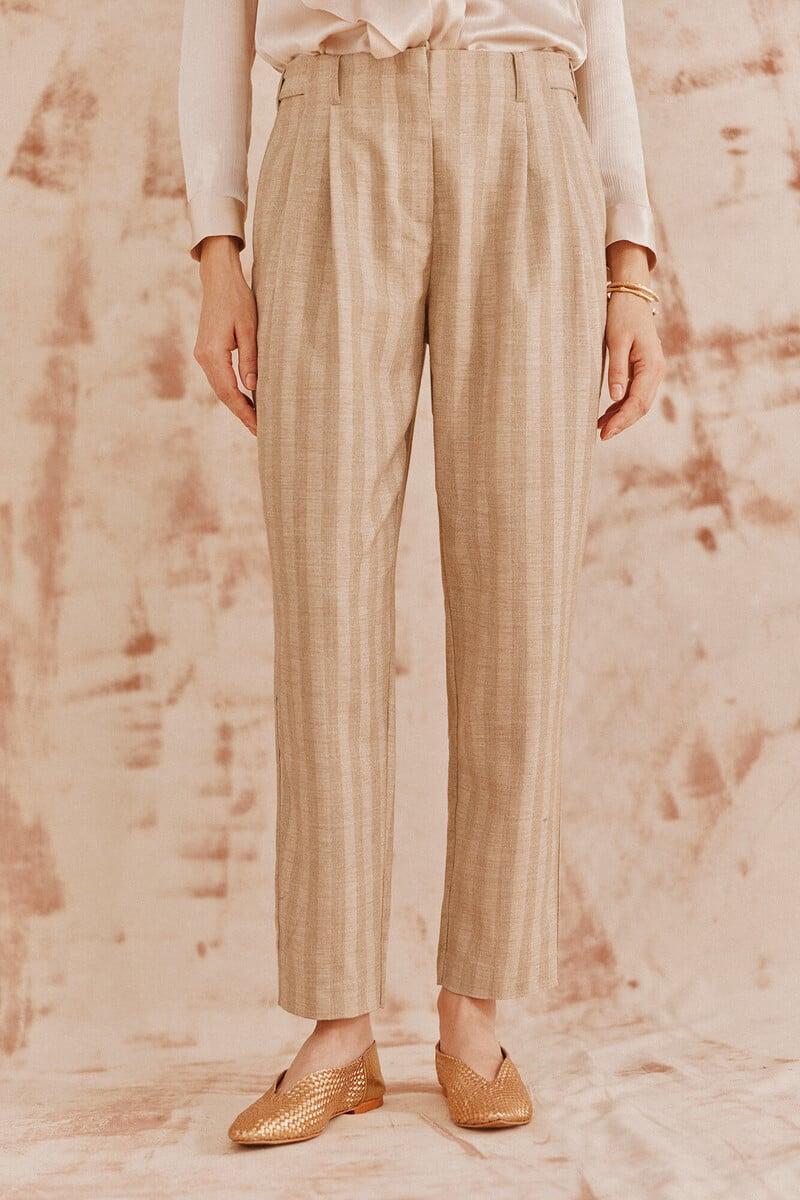 pedro del hierro Barbara. Pantalones rayas Outlet