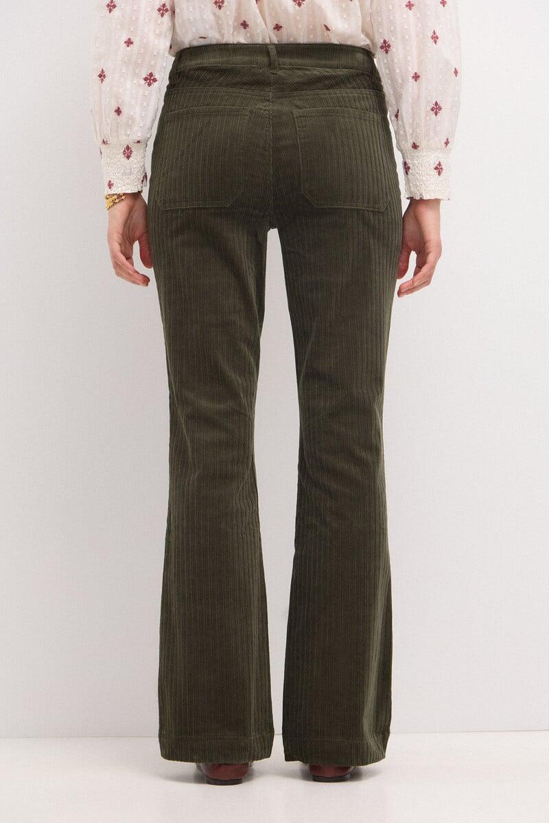 pedro del hierro Pastora. Pantalón acampanado de pana En oferta