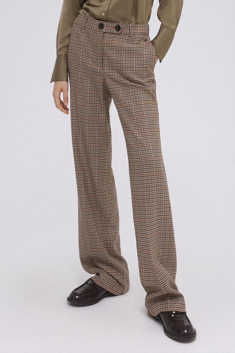 pedro del hierro Pantalón traje cuadros Rebajas baratas